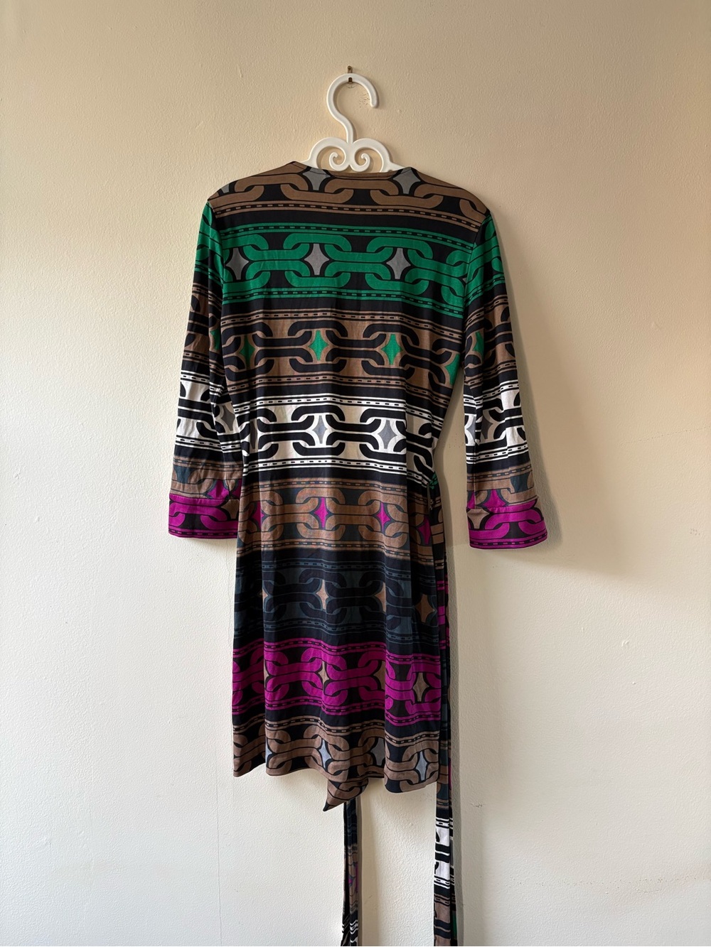 Diane Von Furstenberg vintage Silk Wrap Dress - Picture 3 of 7